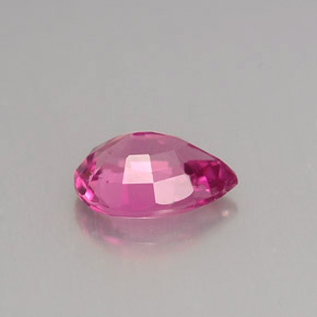 Turmalina rosa natural de 0,98 ct, en forma de pera, VS