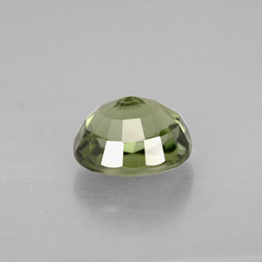 Turmalina verde natural de 1,64 ct, corte óvalo, VVS-VS