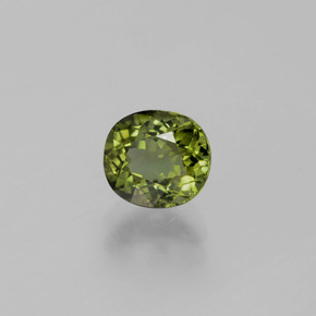 Turmalina verde natural de 1,58 ct, corte óvalo, VVS-VS