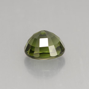 Turmalina verde natural de 1,42 ct, corte óvalo, VVS-VS