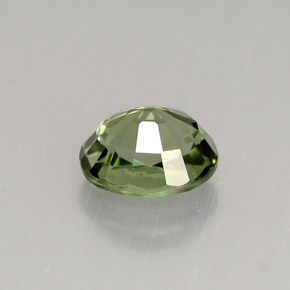 Turmalina verde natural de 1,35 ct, corte óvalo, VVS-VS