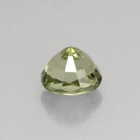 Turmalina verde natural de 1,27 ct, corte óvalo, VVS