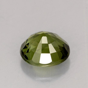Turmalina verde natural de 1,18 ct, corte óvalo, VVS-VS