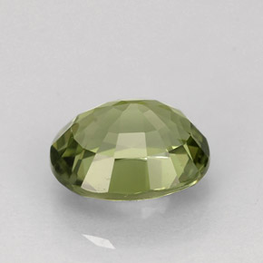 Turmalina verde natural de 1,56 ct, corte óvalo, VVS