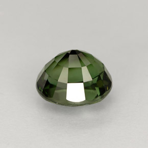 Turmalina verde natural de 1,43 ct, corte óvalo, VVS