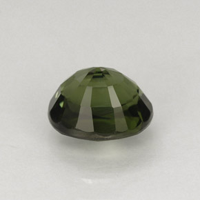 Turmalina verde natural de 1,37 ct, corte óvalo, VVS-VS