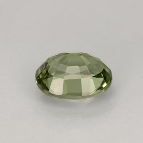 Turmalina verde natural de 1,31 ct, corte óvalo, VVS-VS