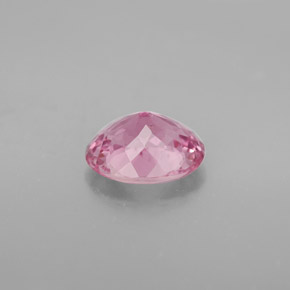 Turmalina rosa natural de 1,63 ct, corte óvalo, VS