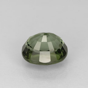 Turmalina verde natural de 1,16 ct, corte óvalo, VVS