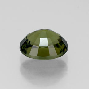 Turmalina verde natural de 1,07 ct, corte óvalo, VVS
