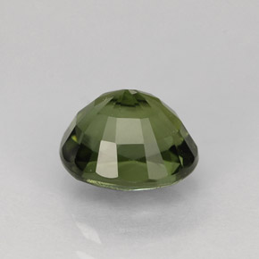 Turmalina verde natural de 1,21 ct, corte óvalo, VVS