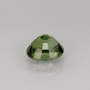 Turmalina verde natural de 1,01 ct, corte óvalo, VVS