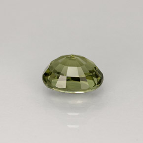 Turmalina verde natural de 1,00 ct, corte óvalo, VVS-VS