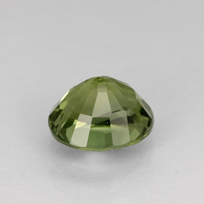 Turmalina verde natural de 1,05 ct, corte óvalo, VVS-VS