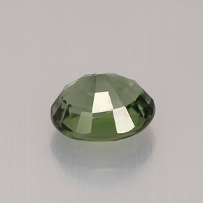 Turmalina verde natural de 1,03 ct, corte óvalo, VVS