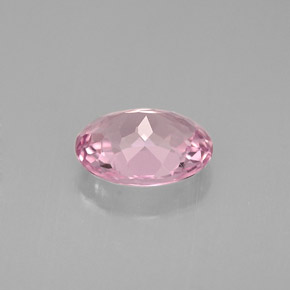 Turmalina rosa natural de 1,23 ct, corte óvalo, VVS-VS