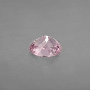 Turmalina rosa natural de 1,13 ct, corte óvalo, VS