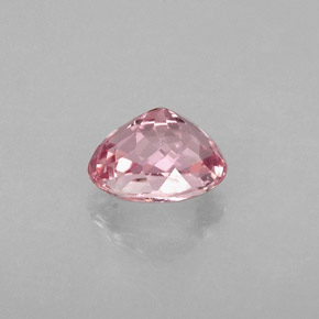 Turmalina rosa natural de 1,06 ct, corte óvalo, VVS-VS