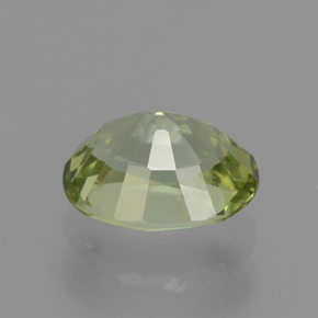 Turmalina verde natural de 1,06 ct, corte óvalo, VVS-VS