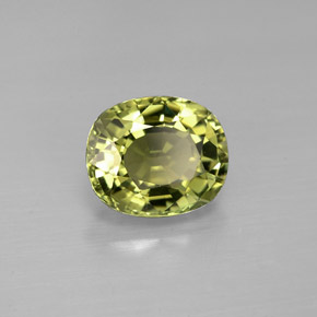 Turmalina verde natural de 1,57 ct, corte óvalo, VVS-VS