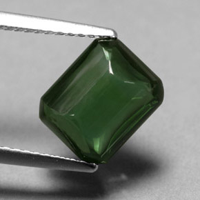 Turmalina verde natural de 2,96 ct, transparente, transparente / translúcido