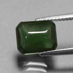 Turmalina verde natural de 2,96 ct, transparente, transparente / translúcido