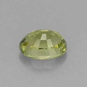 Turmalina Yellow Green  natural de 1.05 ct, Corte Óvalo, VVS-VS