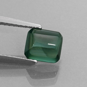Turmalina verde natural de 1,45 ct, transparente, transparente / translúcido