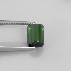Turmalina verde natural de 1,90 ct, transparente, transparente / translúcido