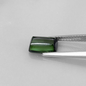 Turmalina verde natural de 1,90 ct, transparente, transparente / translúcido