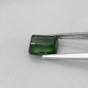 Turmalina verde natural de 2,57 ct, transparente, transparente / translúcido