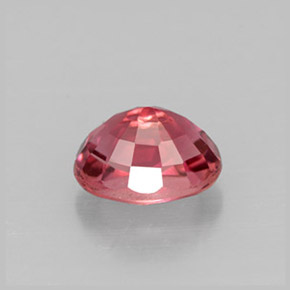 Turmalina rosa natural de 1,33 ct, corte óvalo, VVS-VS