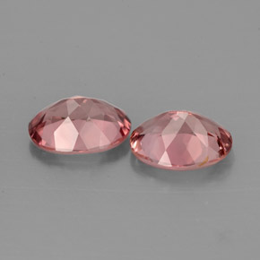 Gemas de turmalina rosa natural de  ct, corte óvalo, VVS