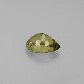 Turmalina oro natural de 0,81 ct, en forma de pera, VVS-VS