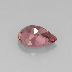 Turmalina rosa natural de 1,03 ct, en forma de pera, VVS-VS