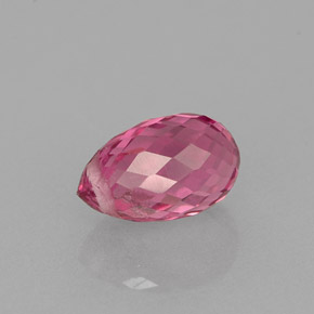 Turmalina rosa natural de 0,98 ct, briolette, VVS-VS