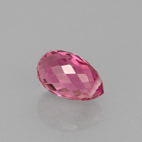 Turmalina rosa natural de 0,98 ct, briolette, VVS-VS