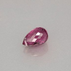 Turmalina violeta natural de 1,18 ct, briolette, VS