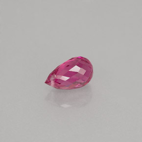 Turmalina rosa natural de 0,84 ct, briolette, VVS-VS