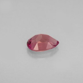 Turmalina rosa natural de 0,64 ct, en forma de pera, VVS-VS