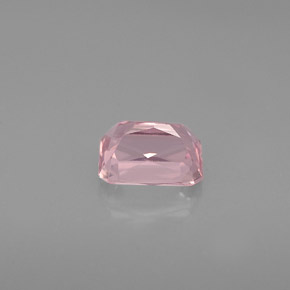 Turmalina rosa natural de 0,72 ct, corte esmeralda, VVS-VS
