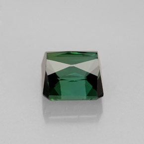 Turmalina verde natural de 2,23 ct, corte esmeralda, VVS-VS