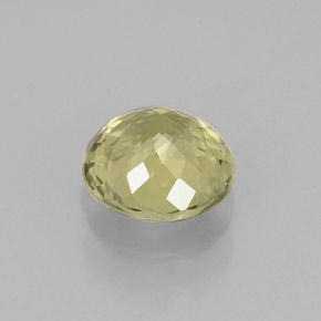 Turmalina verde natural de 0,74 ct, corte redondo, VVS