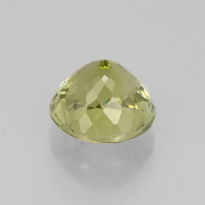 Turmalina verde natural de 0,95 ct, corte redondo, VVS-VS