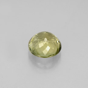 Turmalina verde natural de 1,10 ct, corte redondo, VVS