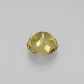 Turmalina oro natural de 0,99 ct, corte redondo, VVS