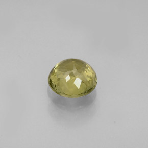 Turmalina oro natural de 0,77 ct, corte redondo, VVS
