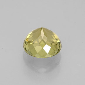 Turmalina oro natural de 0,98 ct, corte redondo, VVS-VS