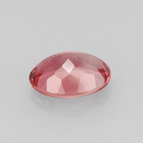 Turmalina rosa natural de 1,32 ct, corte óvalo, VVS-VS