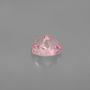Turmalina rosa natural de 0,79 ct, corte óvalo, SI
